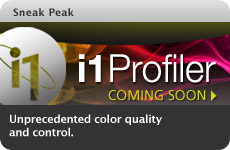 Coming Soon - i1Profiler