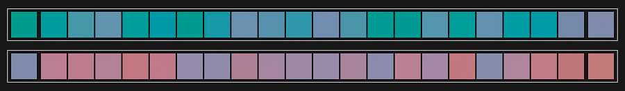 Sample of the ColorIQ test