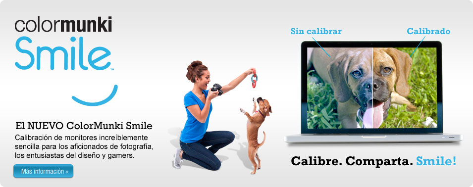 Calibre. Comparta. Smile!